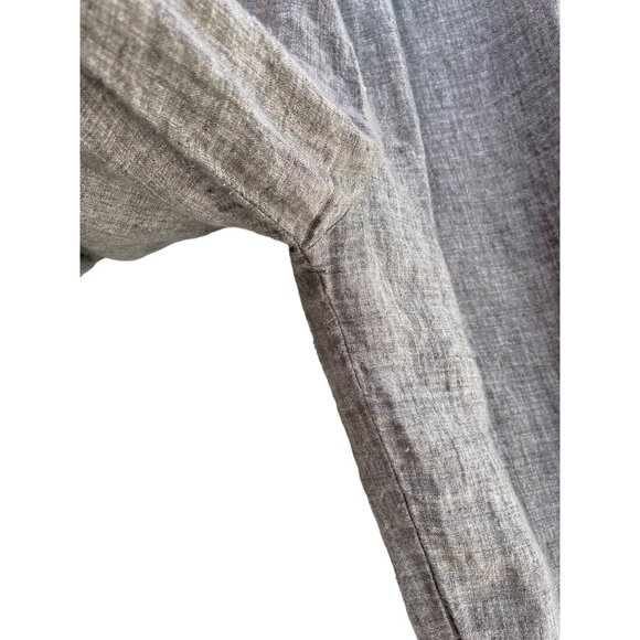 Ivan Grundahl Copenhagen Womens Waist 30 in Gray Linen Trouser Pants Size 42 - Picture 9 of 14